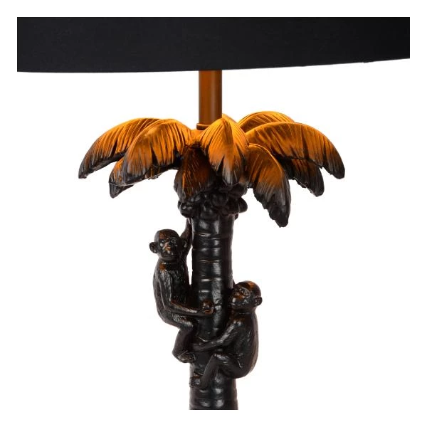 Lucide EXTRAVAGANZA COCONUT - Table lamp - Ø 30,5 cm - 1xE27 - Black - detail 1